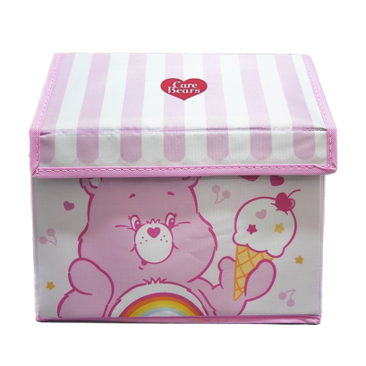 กล่องเก็บของ ขนาด 29x21x19 ซม. Care Bear สีชมพู